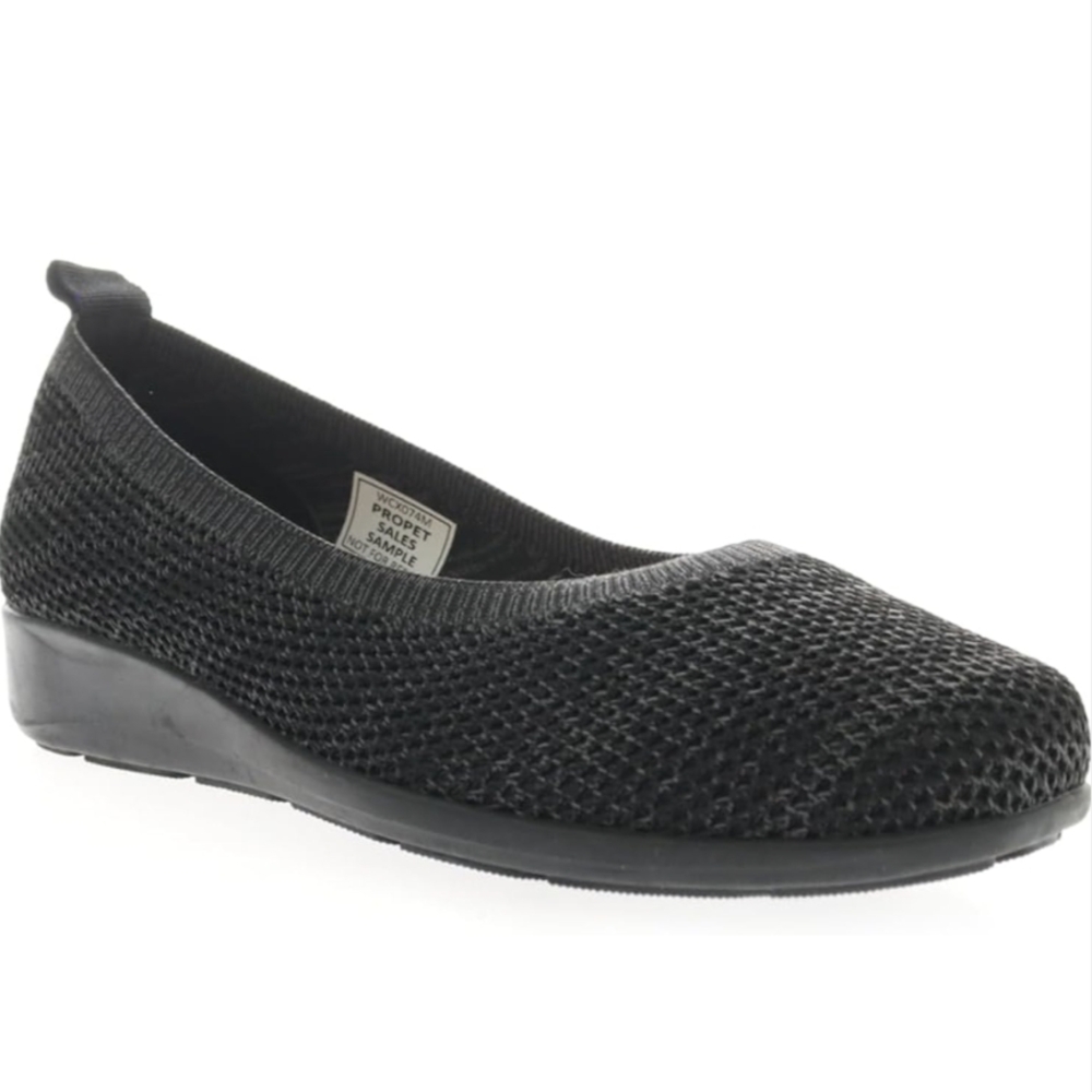 Women's Black Slip-On Shoes